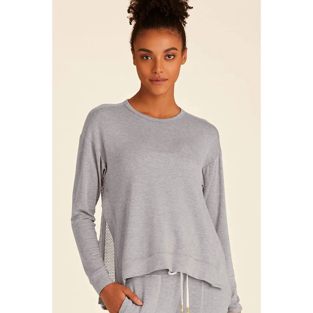 Alala Heron Sweatshirt in Heather Grey Size XS